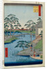 Mokuboji Temple and Vegetable Fields on Uchigawa Inlet by Utagawa Hiroshige