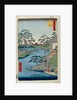 Mokuboji Temple and Vegetable Fields on Uchigawa Inlet by Utagawa Hiroshige