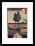 Suwa Bluff in Nippori by Utagawa Hiroshige