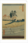 Palace Hill in Shinagawa by Utagawa Hiroshige
