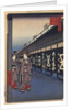 Shops with Cotton Goods in Odenma-cho by Utagawa Hiroshige