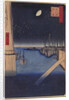 Tsukudajima and Eitai Bridge by Utagawa Hiroshige