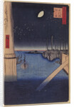 Tsukudajima and Eitai Bridge by Utagawa Hiroshige