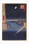 Tsukudajima and Eitai Bridge by Utagawa Hiroshige