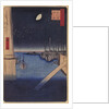 Tsukudajima and Eitai Bridge by Utagawa Hiroshige