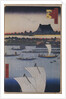 Teppozu and Tsukiji Monzeki Temple by Utagawa Hiroshige