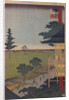 The Sazaido Hall at the Five Hundred Rakan Temple by Utagawa Hiroshige