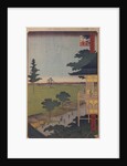 The Sazaido Hall at the Five Hundred Rakan Temple by Utagawa Hiroshige