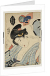 Coming Out Preparation. (Competition of beautiful women), c. 1830 by Utagawa Kunisada