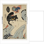 Coming Out Preparation. (Competition of beautiful women), c. 1830 by Utagawa Kunisada