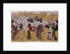 The Third Month, Triptych by Utagawa Toyohiro