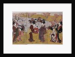 The Third Month, Triptych by Utagawa Toyohiro