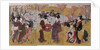 The Third Month, Triptych by Utagawa Toyohiro