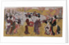 The Third Month, Triptych by Utagawa Toyohiro