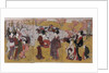 The Third Month, Triptych by Utagawa Toyohiro