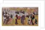 The Third Month, Triptych by Utagawa Toyohiro