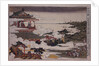 An Lushan and his troops attack on Emperor, ca 1770 by Toyoharu Utagawa