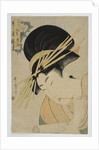 Courtesan Hanaogi of the Ogiya House, 1801 by Kitagawa Utamaro