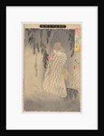 The ghost of Okiku at Sarayashiki. by Tsukioka Yoshitoshi