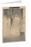 The ghost of Okiku at Sarayashiki. by Tsukioka Yoshitoshi