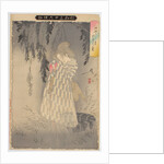 The ghost of Okiku at Sarayashiki. by Tsukioka Yoshitoshi