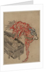 Demon, possibly Ibaraki, opening a box, Early 19th cen by Anonymous