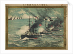 The Sea battle of Port Arthur, 1904 by Anonymous
