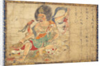 Tenkeisei, God of Heavenly Punishment (Part of the set of five hanging scrolls Extermination of Evil), 12th century by Anonymous