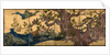 Cypress Tree (Eight folded screen), 1590 by Kano Eitoku