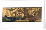 Cypress Tree (Eight folded screen), 1590 by Kano Eitoku