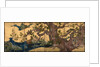 Cypress Tree (Eight folded screen), 1590 by Kano Eitoku