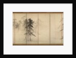 Pine Trees (Right of a pair of six-section folding screens) by Tohaku Hasegawa