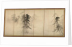 Pine Trees (Right of a pair of six-section folding screens) by Tohaku Hasegawa