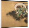 The Wind God. Right part of two-fold screens Wind God and Thunder God, Early 18th cen by Ogata Korin