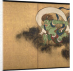 The Wind God. Right part of two-fold screens Wind God and Thunder God, Early 18th cen by Ogata Korin