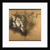 The Thunder God. Left part of two-fold screens Wind God and Thunder God, Early 18th cen by Ogata Korin