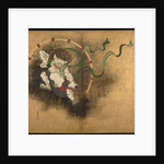 The Thunder God. Left part of two-fold screens Wind God and Thunder God, Early 18th cen by Ogata Korin