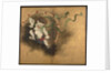 The Thunder God. Left part of two-fold screens Wind God and Thunder God, Early 18th cen by Ogata Korin