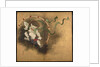 The Thunder God. Left part of two-fold screens Wind God and Thunder God, Early 18th cen by Ogata Korin