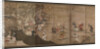 Merry-making under aronia blossoms. Left of a pair of six-section folding screens by Kano Isenin Naganobu