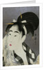 Woman wiping sweat, 1798 by Kitagawa Utamaro