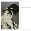 Woman wiping sweat, 1798 by Kitagawa Utamaro