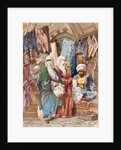 The Silk Bazaar by Amedeo Preziosi