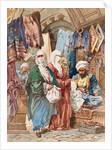 The Silk Bazaar by Amedeo Preziosi
