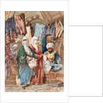 The Silk Bazaar by Amedeo Preziosi
