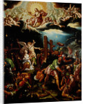 The Martyrdom of Saint Catherine of Alexandria, Mid of the 18th cen by Hipólito de Rioja