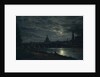 View of Dresden by Moonlight, 1839 by Johan Christian Clausen Dahl