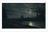 View of Dresden by Moonlight, 1839 by Johan Christian Clausen Dahl