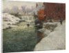 Canvas factory by the Aker River (Kristiania), c. 1890 by Fritz Thaulov