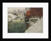 Canvas factory by the Aker River (Kristiania), c. 1890 by Fritz Thaulov